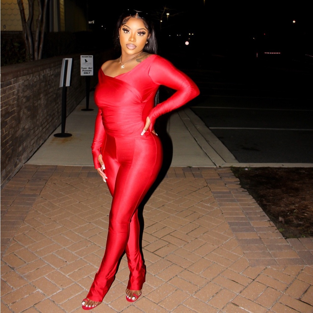 Red Coucoo Two Piece Set